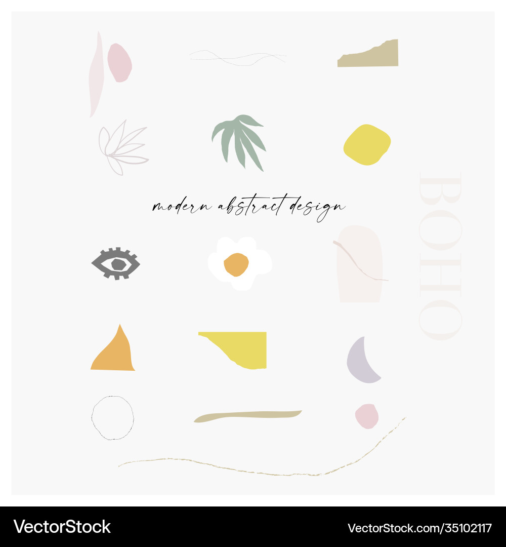 Simple abstract shapes and textures in modern Simple abstract shapes and textures in modern vector image