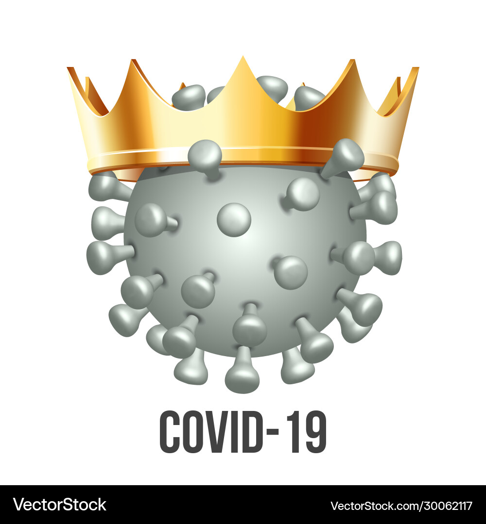 Virus trägt eine Krone 2019-ncov neuartige Coronavirus Virus trägt eine Krone 2019-ncov neuartige Coronavirus vektorbild