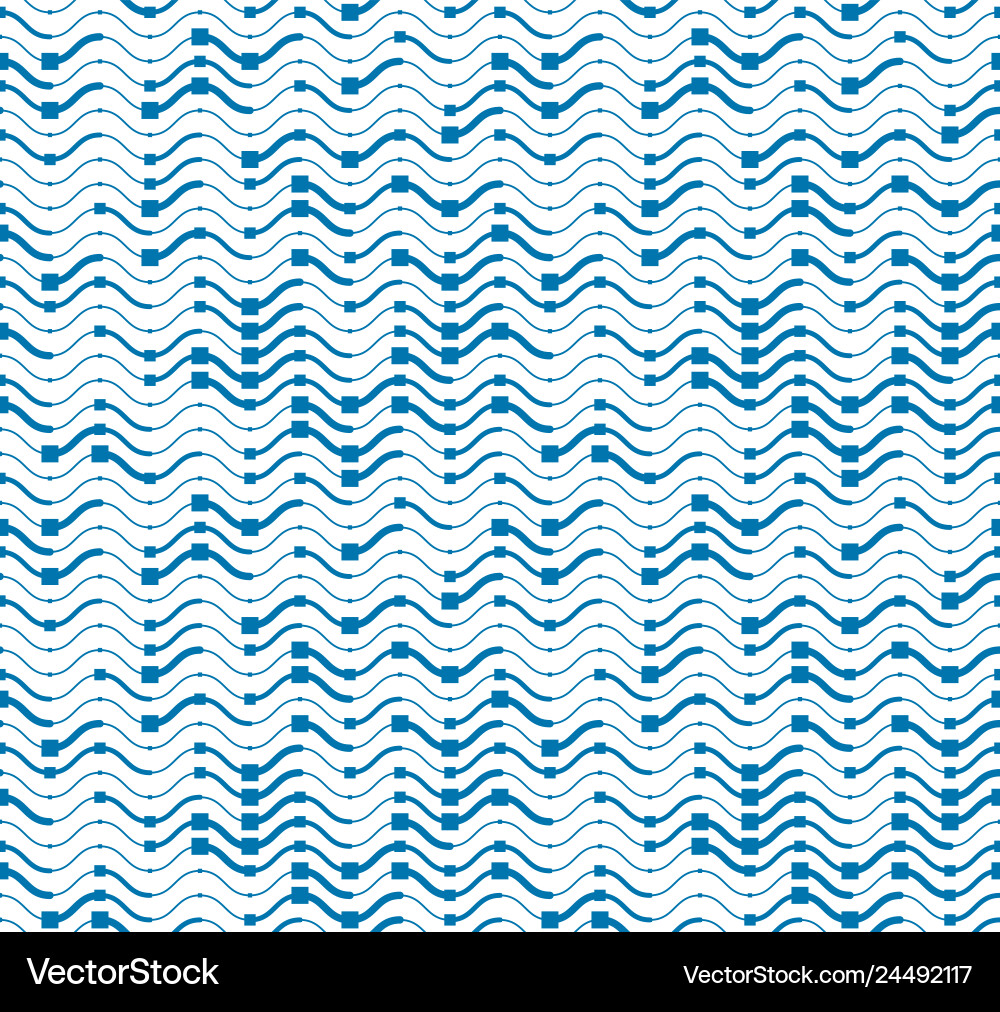 Wavy lines regular repeat endless background Wavy lines regular repeat endless background Vector Image