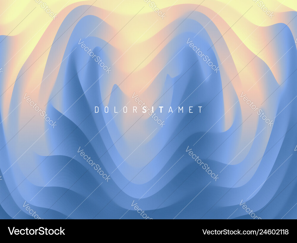 3d wavy background with ripple effect abstract 3d wavy background with ripple effect abstract vector image