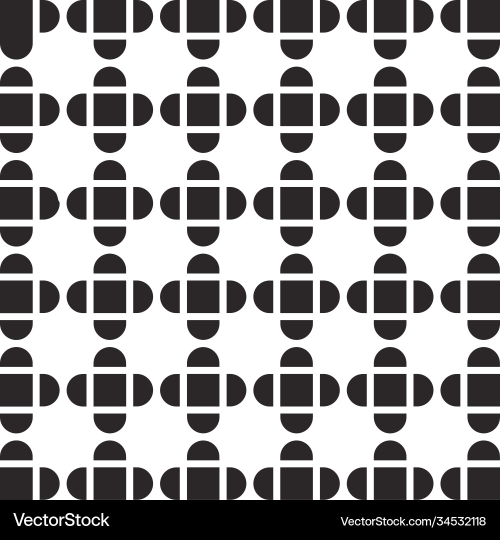 Abstract cross pattern background - geometric vector image