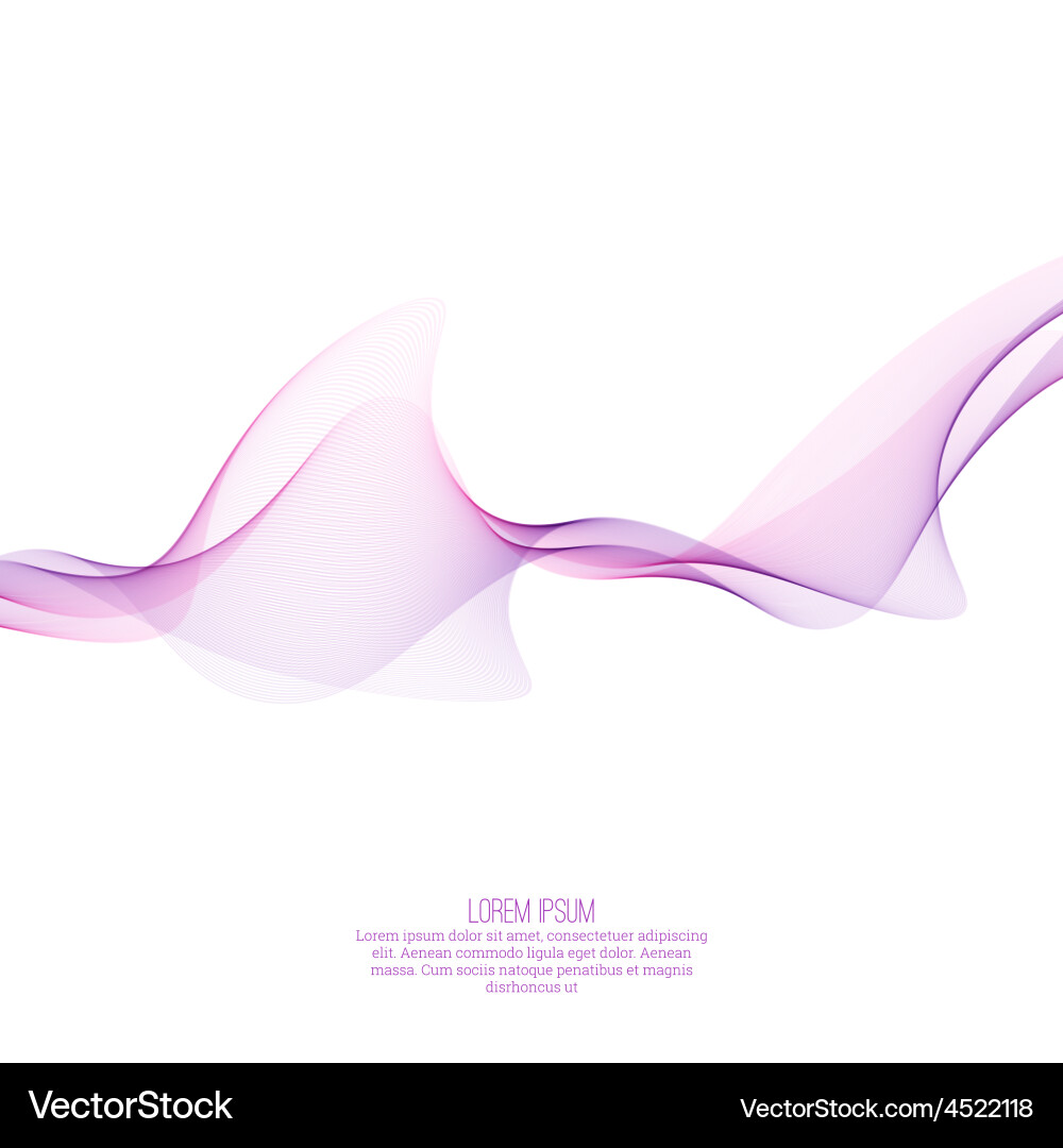 Abstract Tech Background - Soft Lines vector image