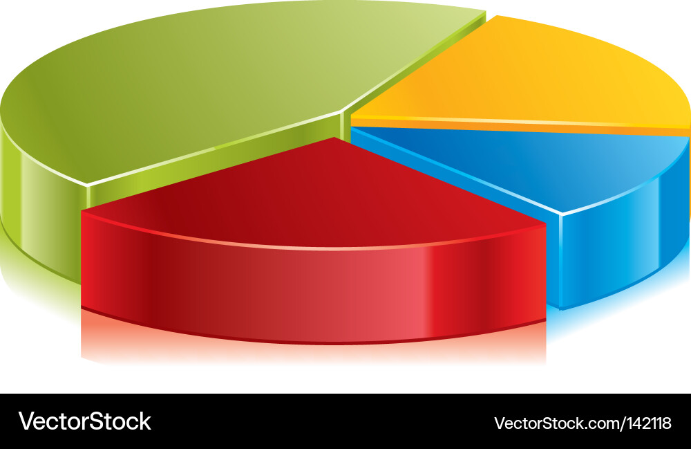 Circular Chart Diagram – Royalty-Free Vector | VectorStock