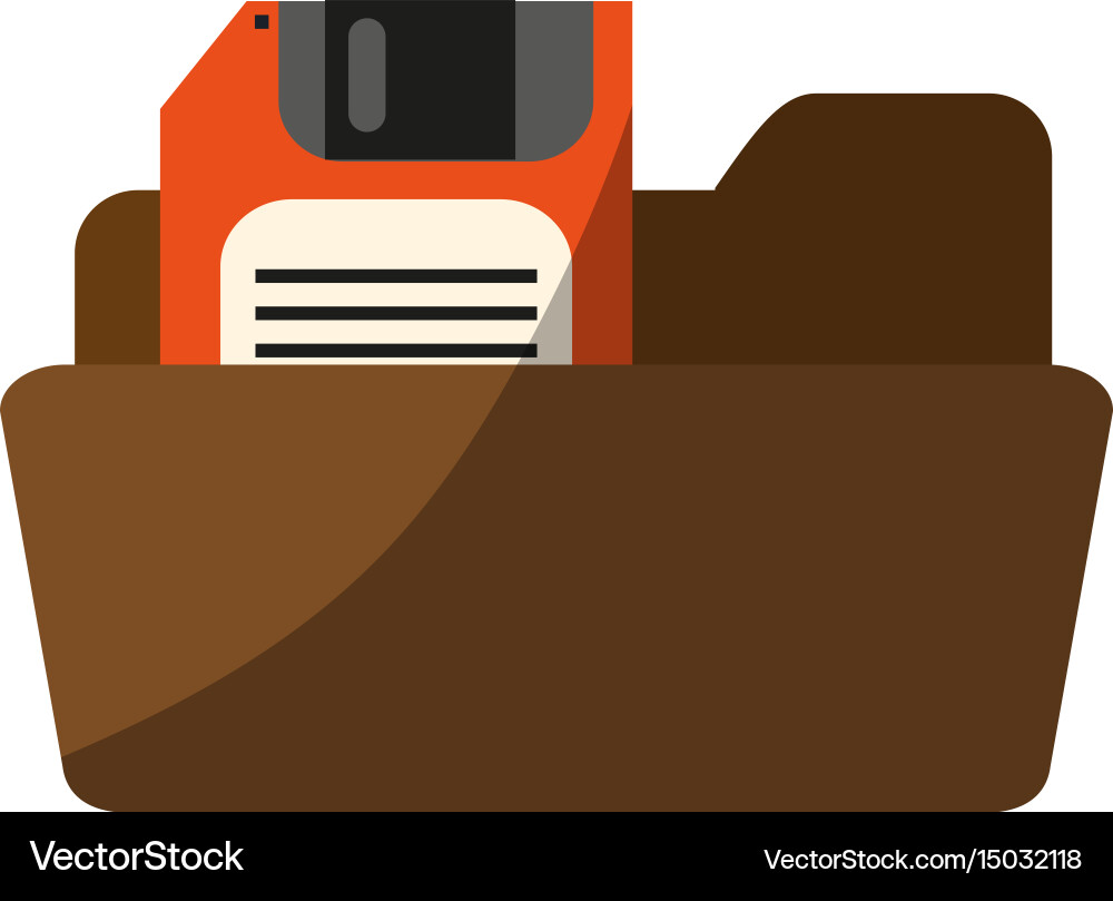 File folder icon image Vector Image