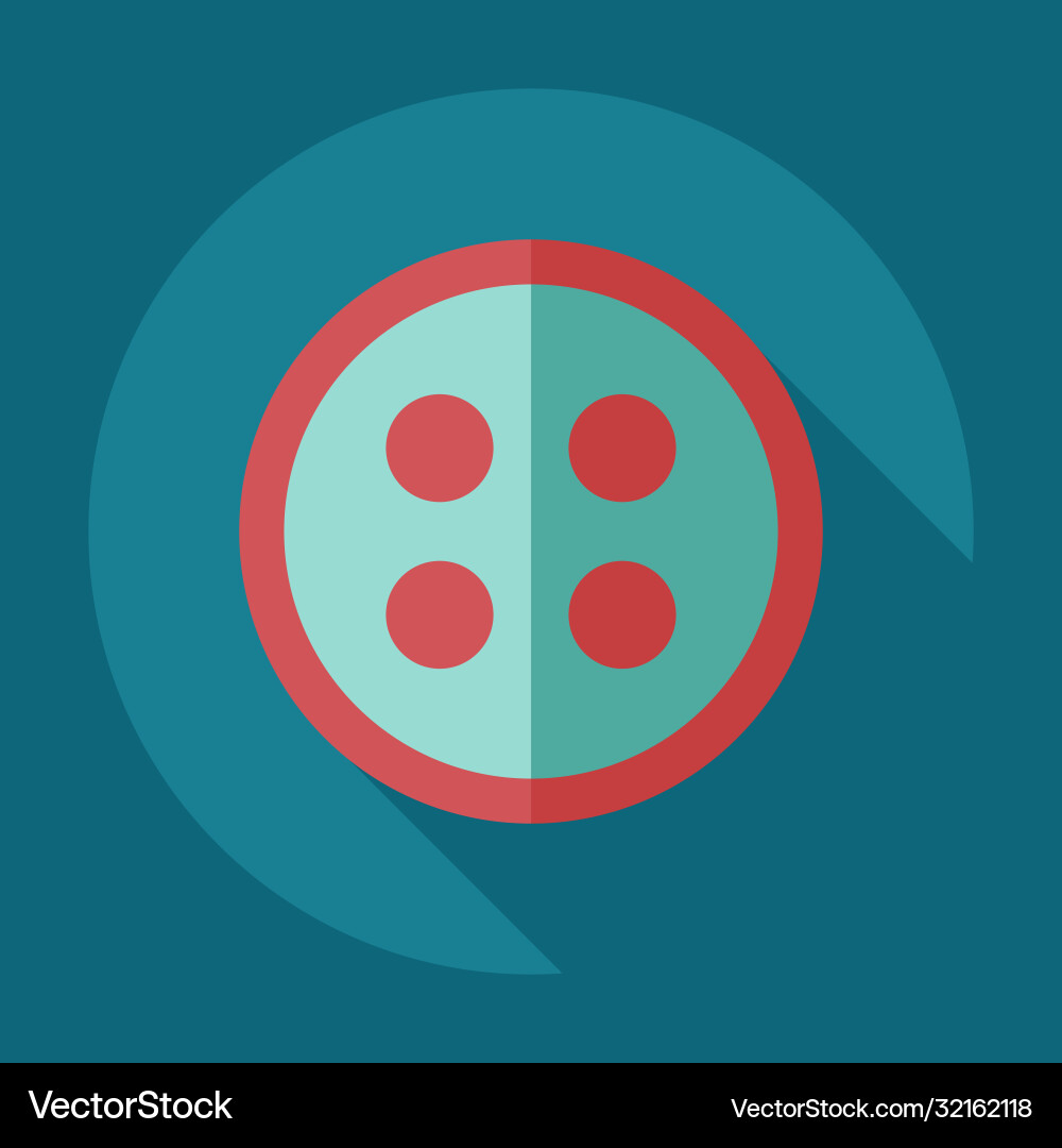 Flat modern design with shadow icons button Flat modern design with shadow icons button Vector Image