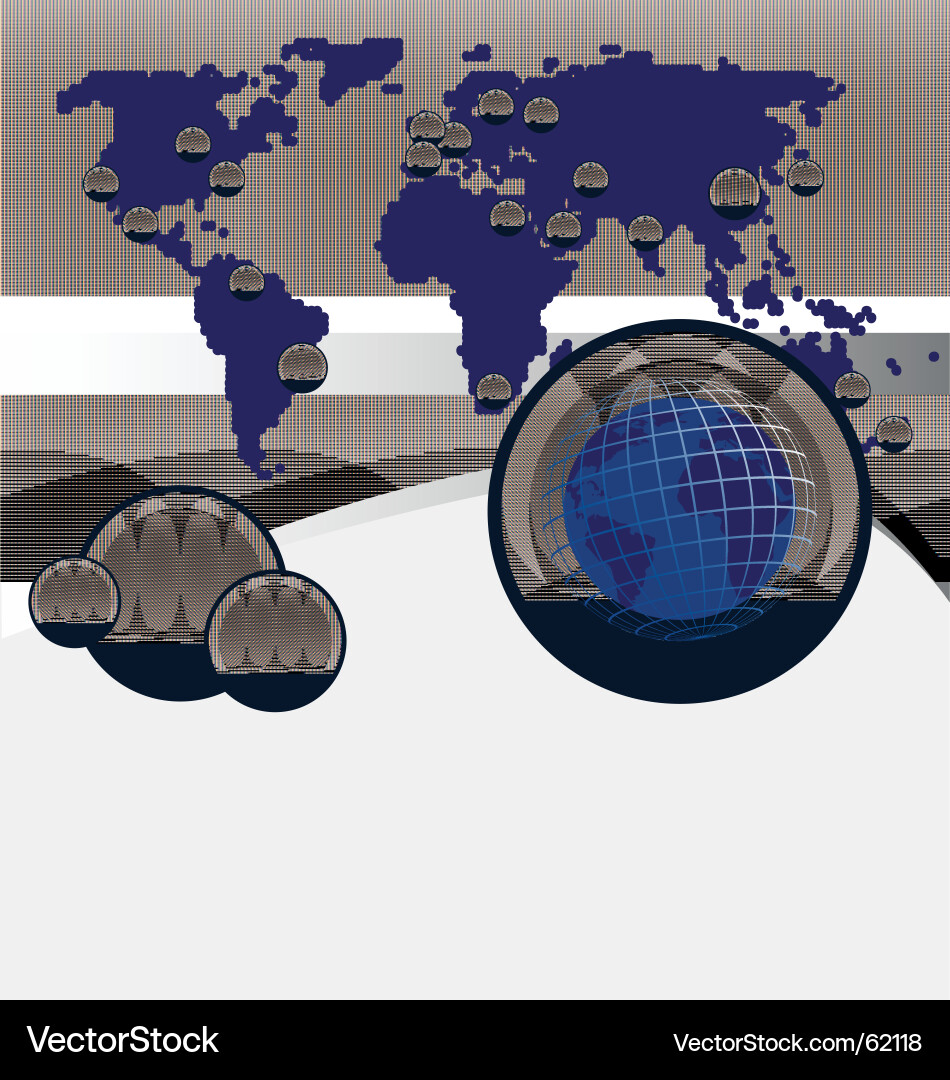 Global design background Vector Image