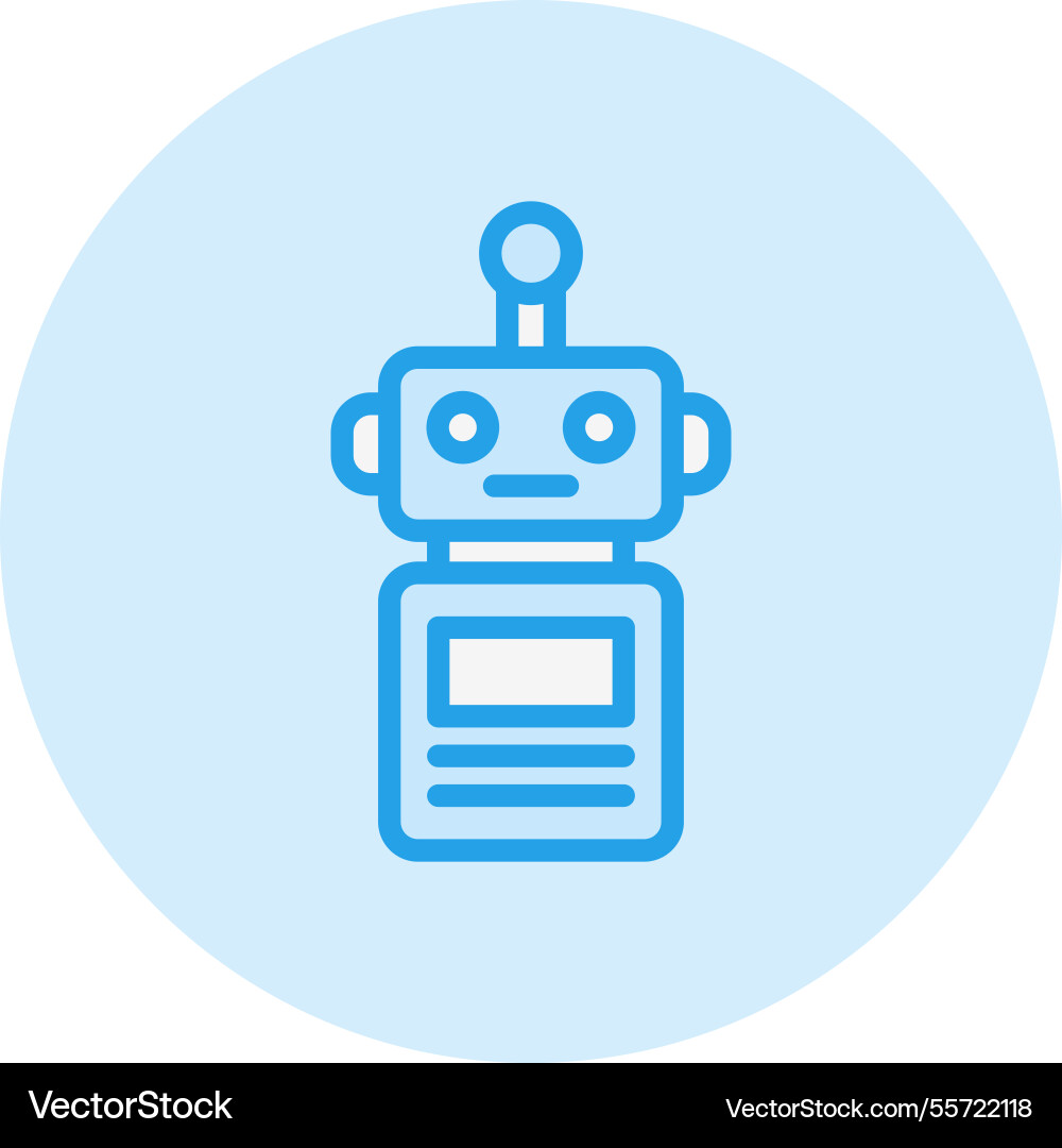 Robot icon design Vector Image
