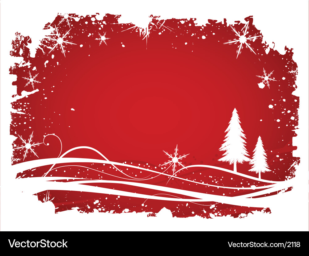 Wintery Snowflake Background Vector Image