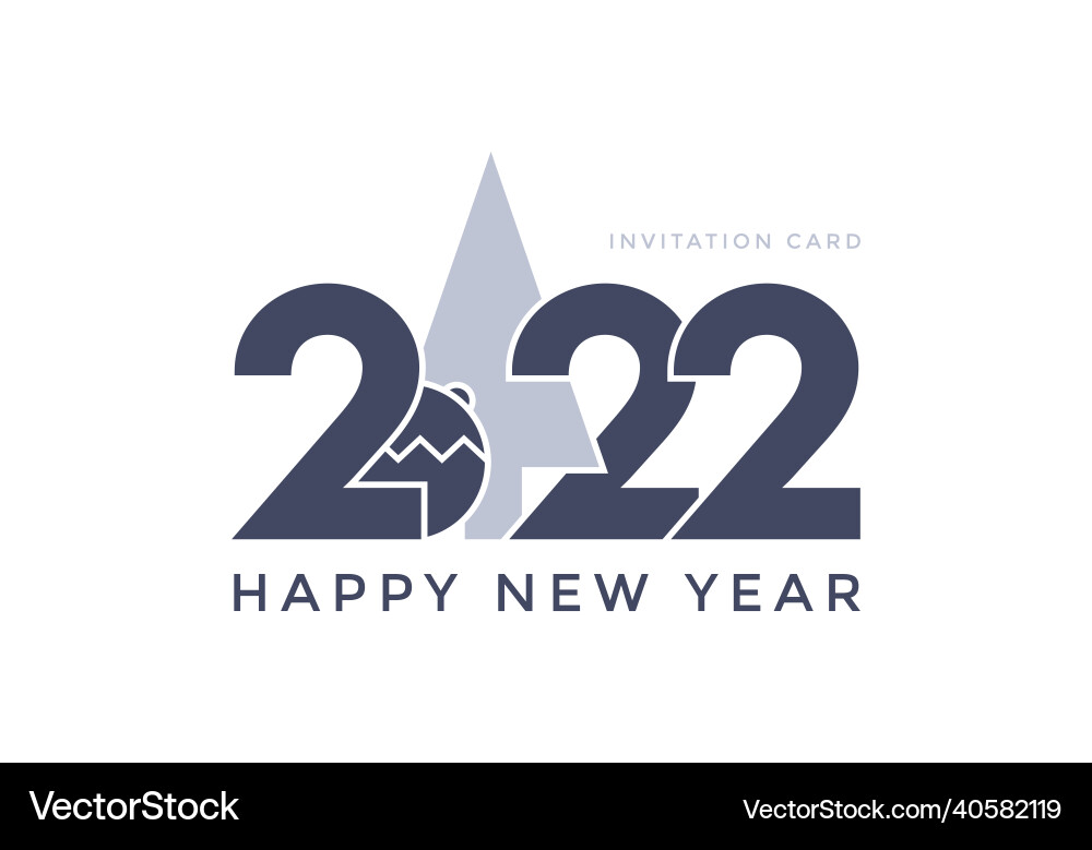 2022 happy new year posters set christmas card 2022 happy new year posters set christmas card vector image