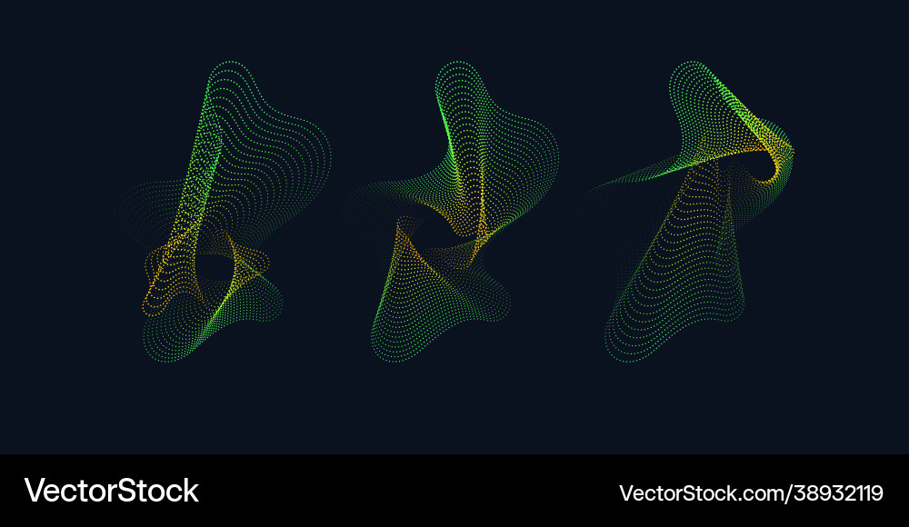 Abstract background with dynamic waves Abstract background with dynamic waves vector image