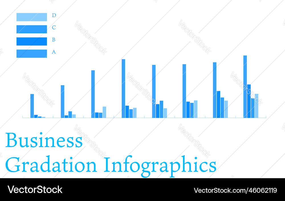 Blue-based infographics graphs charts and tables Blue-based infographics graphs charts and tables vector image
