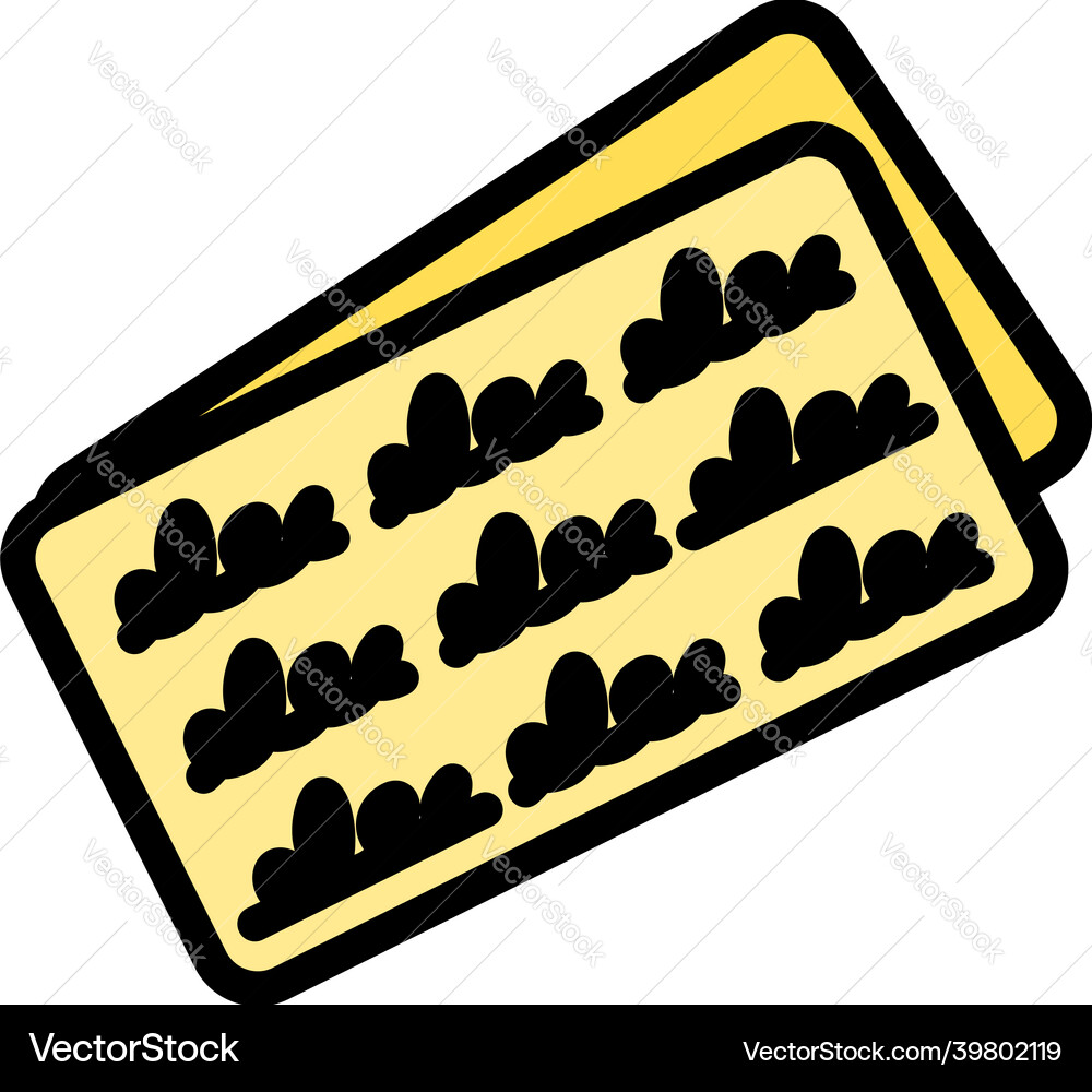 Cipher algorithm icon color outline Vector Image