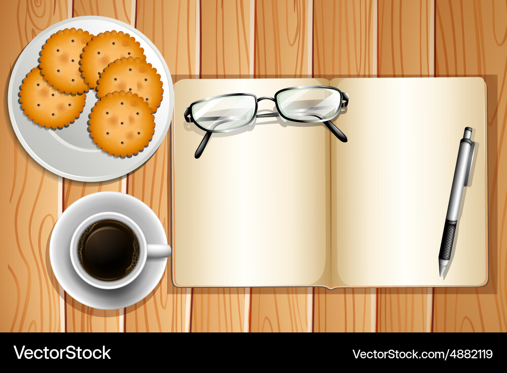 Cookies and coffee Vector Image