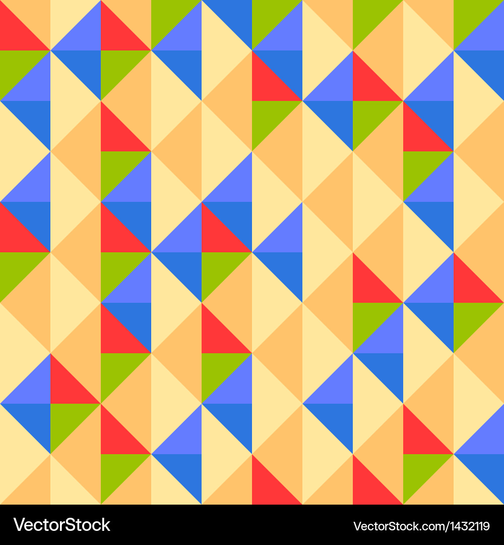 Geometric Triangle Pattern Vector Image