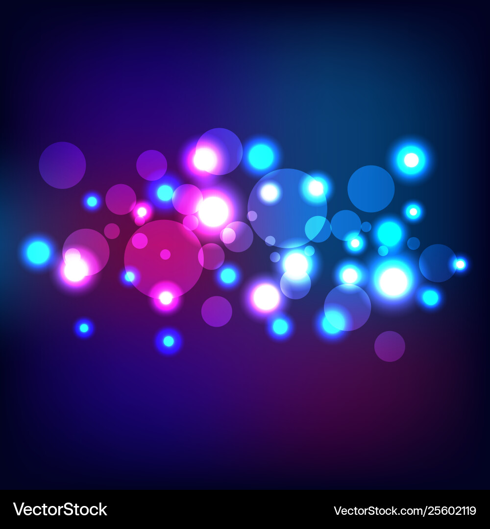 Light bokeh abstract background Vector Image