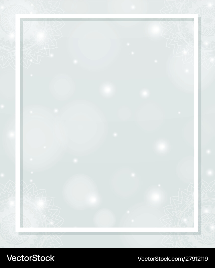 Mandala patterns on gray background Vector Image