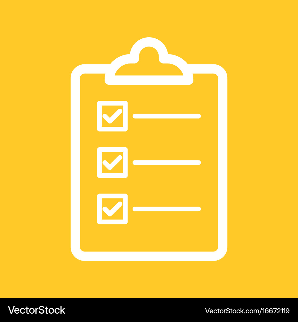 Orders list Vector Image