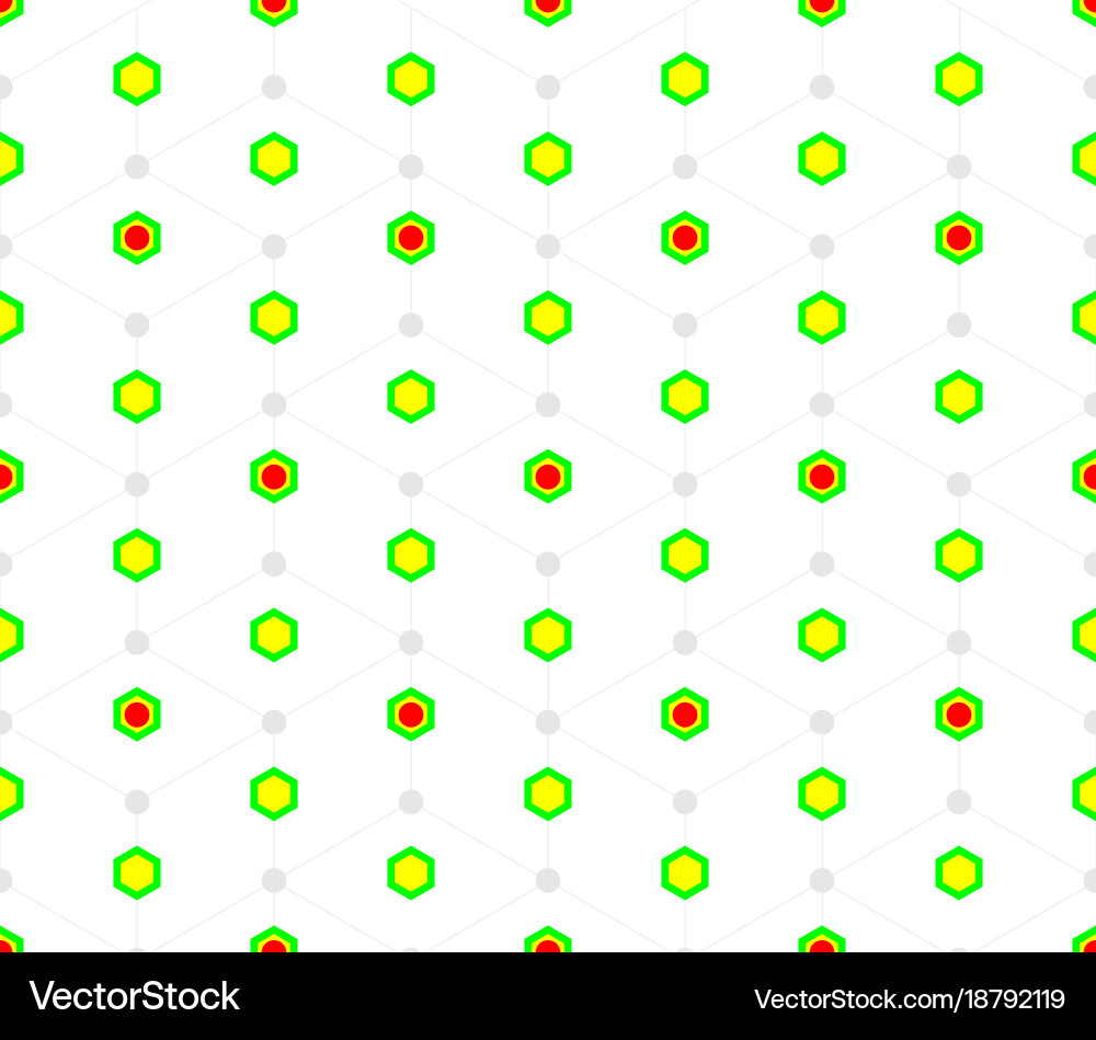 Seamless pattern of triangles and rhombuses vector image