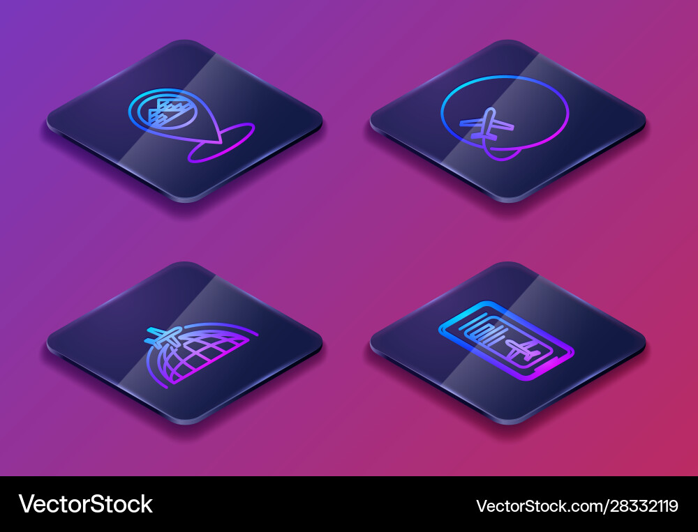 Set isometric line map pointer with egypt pyramids Set isometric line map pointer with egypt pyramids vector image