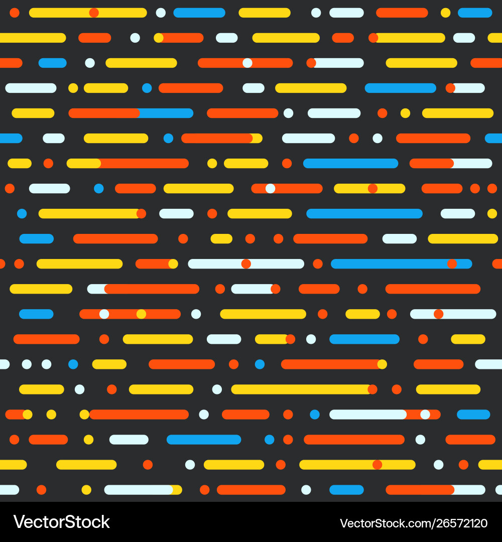 Abstract Color Line Pattern vector image