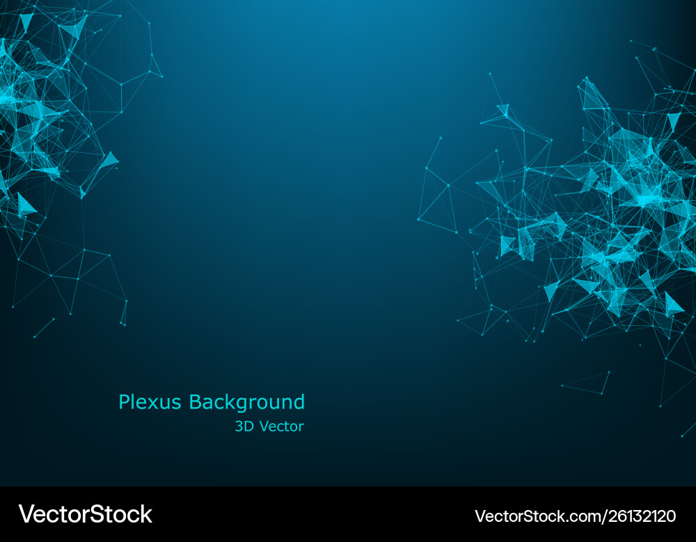 Abstract plexus background with connected lines Abstract plexus background with connected lines vector image