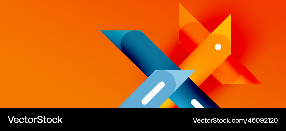 Background overlapping lines dynamic vector image