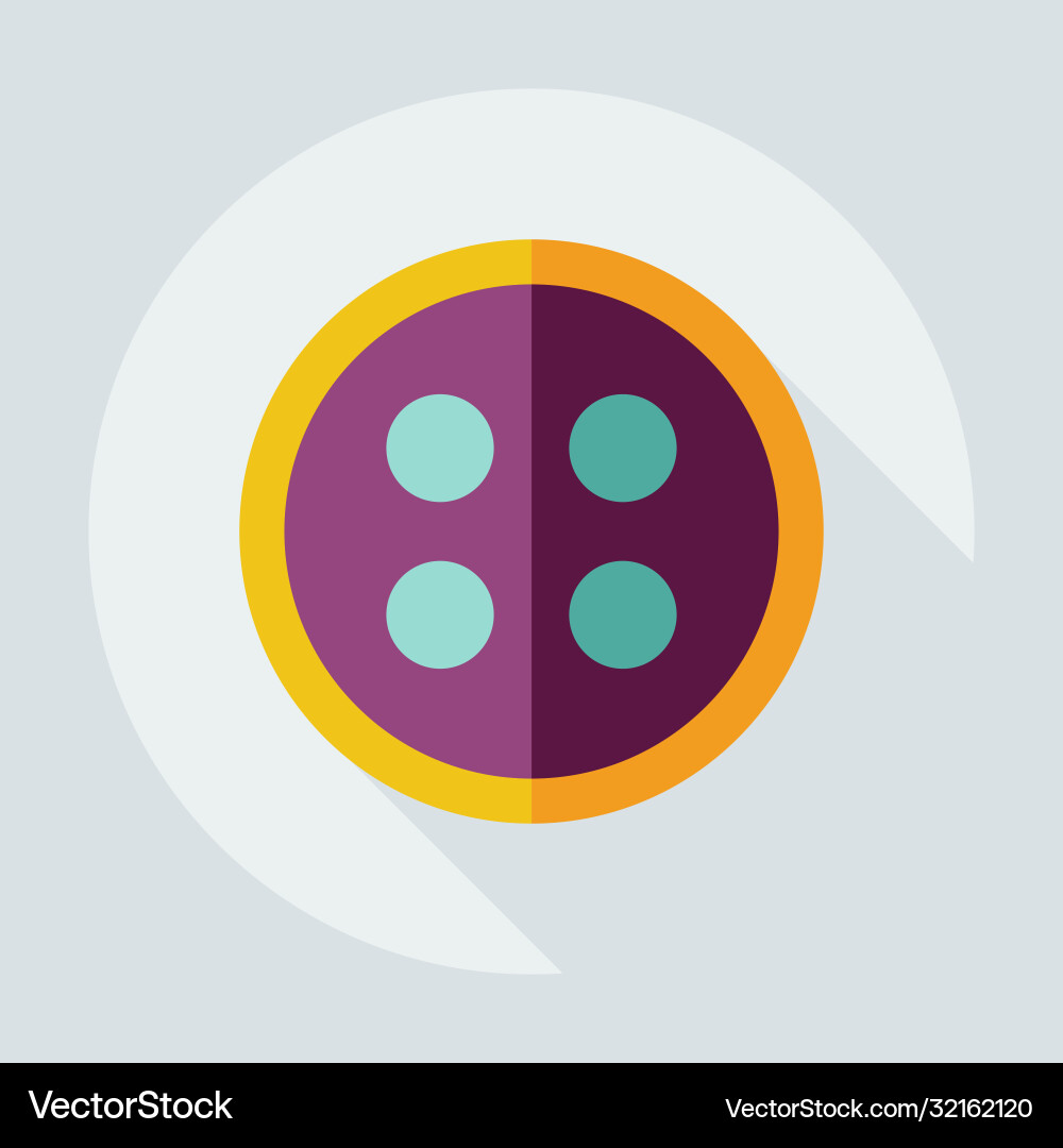 Flat modern design with shadow icons button Flat modern design with shadow icons button Vector Image