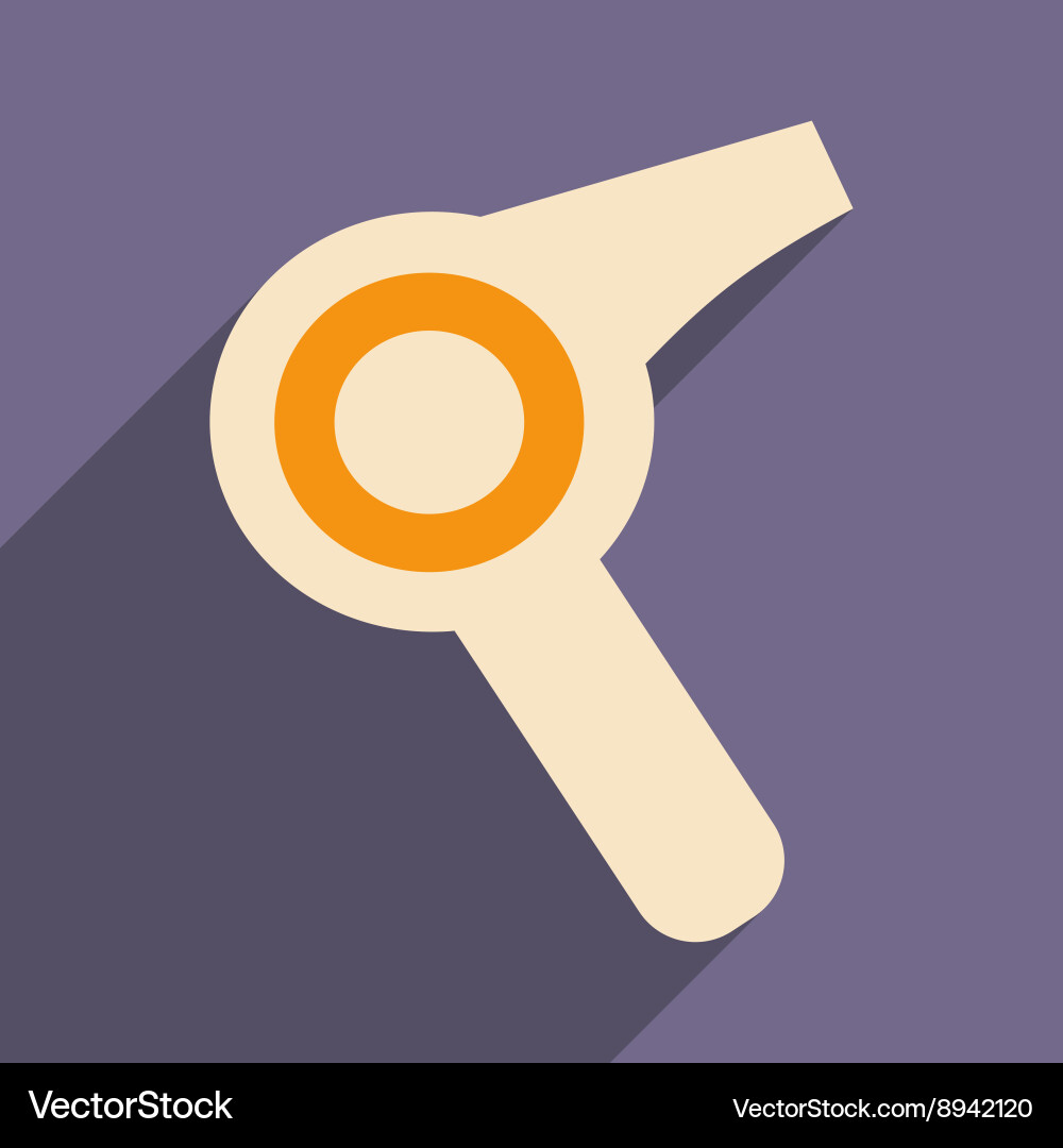 Flat with shadow icon and mobile application Vector Image