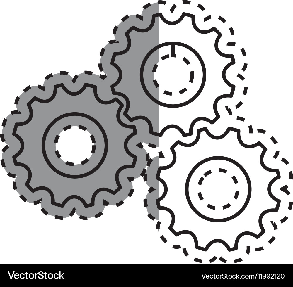 Gear cog wheel Royalty Free Vector Image - VectorStock