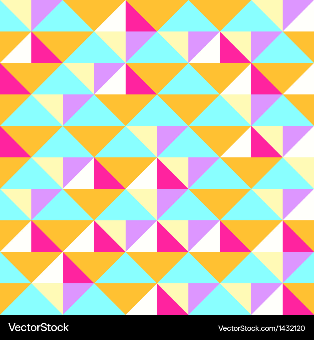 Geometric Triangle Pattern Background vector image