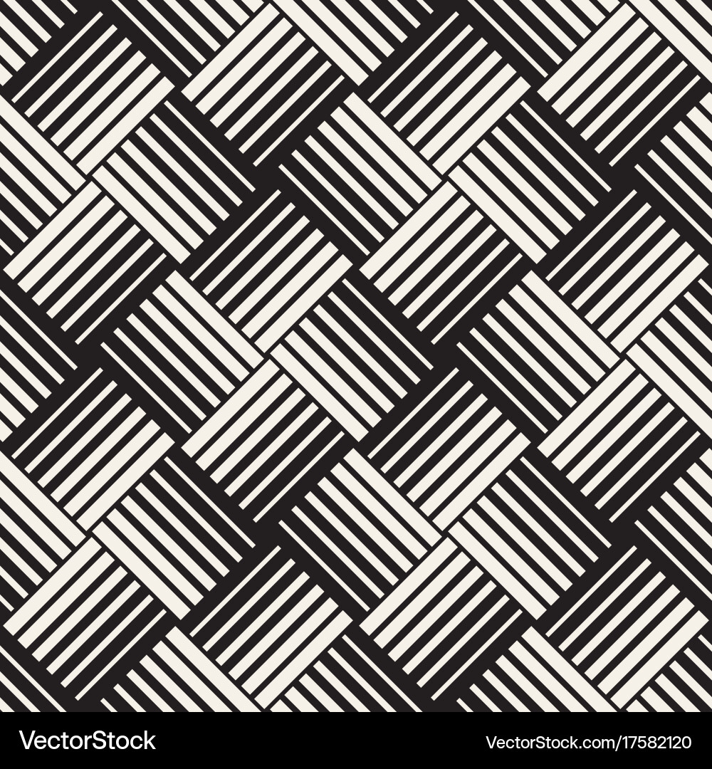 Seamless pattern with lines lattice Vector Image