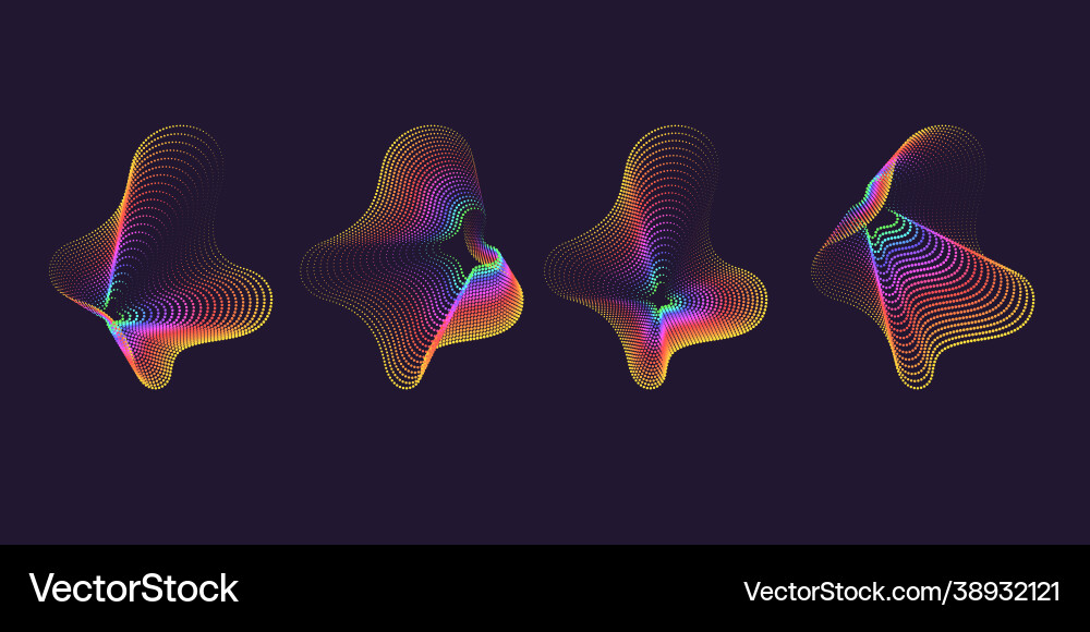 Abstract background with dynamic waves Abstract background with dynamic waves vector image