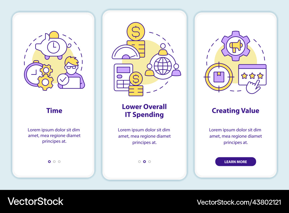 Startup consulting fields onboarding mobile app Startup consulting fields onboarding mobile app vector image