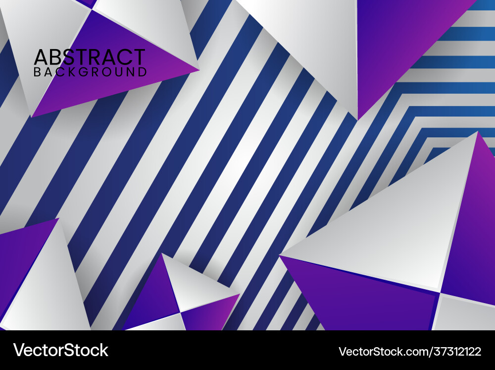 Abstract polygons and lines on background Vector Image