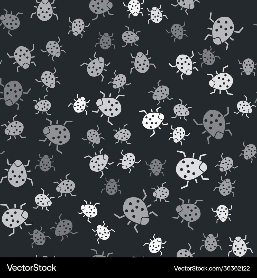 Grey system bug concept icon isolated seamless Grey system bug concept icon isolated seamless vector image