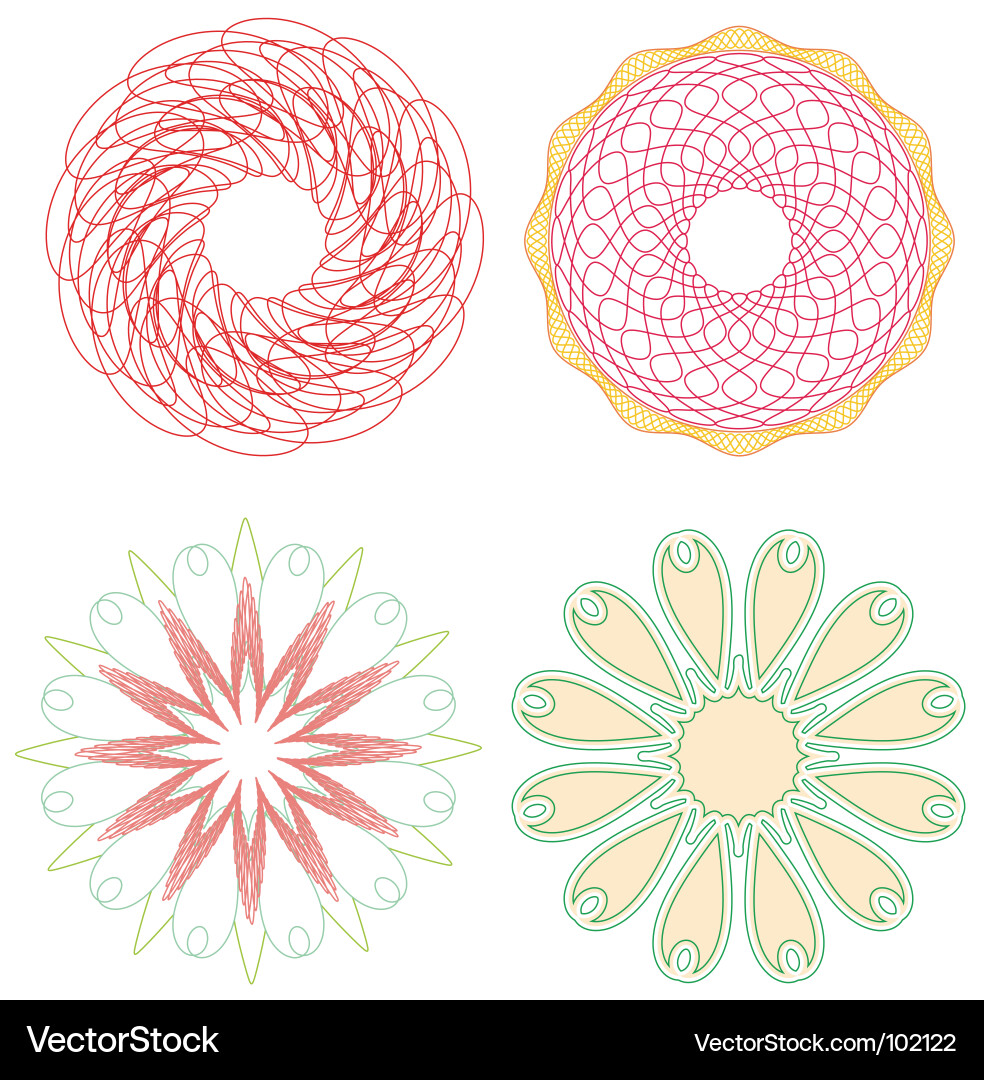 Intricate Swirl Pattern vector image