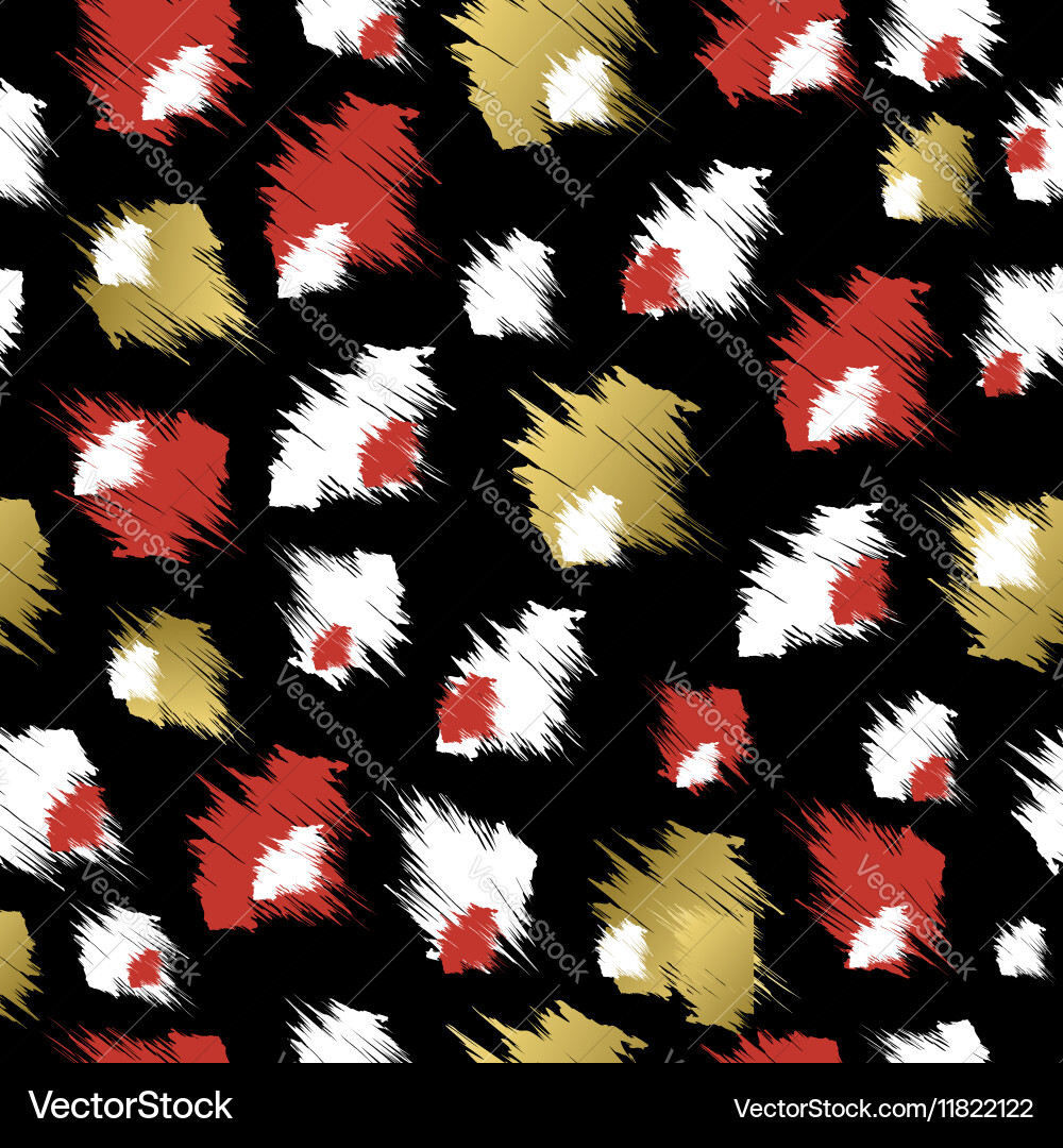 Retro Abstract Shape Pattern vector image