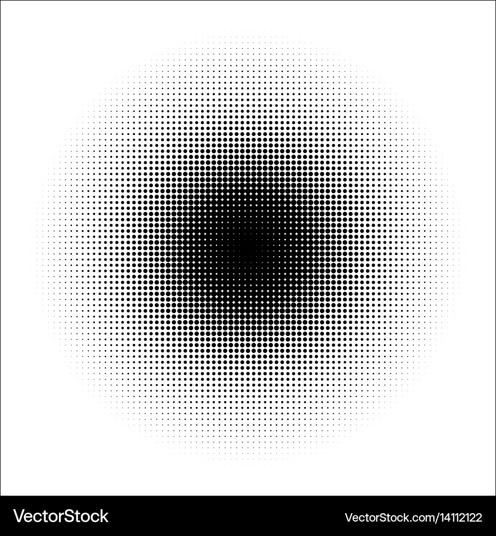 Retro style dotwork background abstract vector image