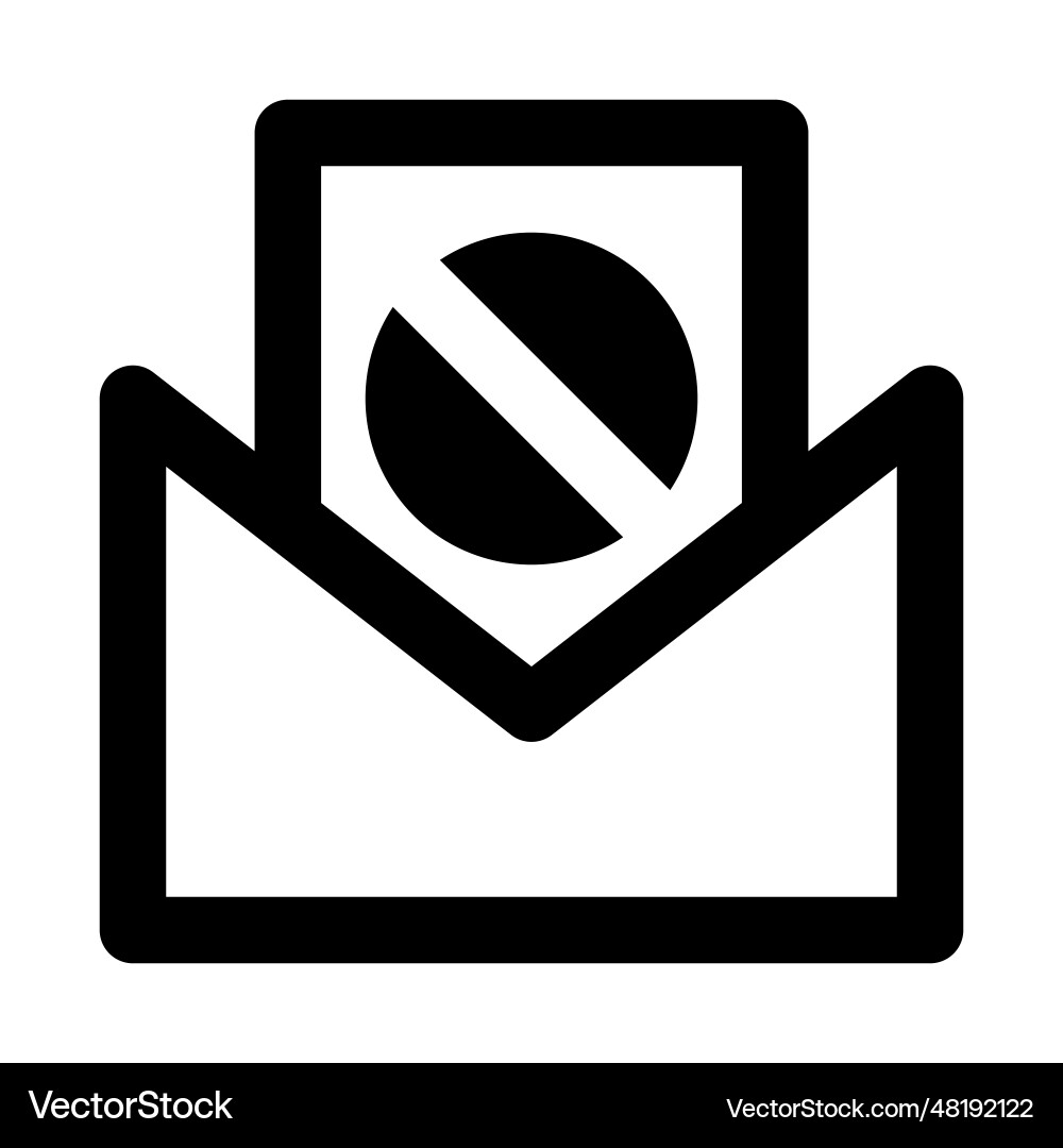 Spam message used for multiple cyber attacks vector image