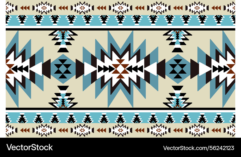 A detailed pattern composed of triangle and square Vector Image