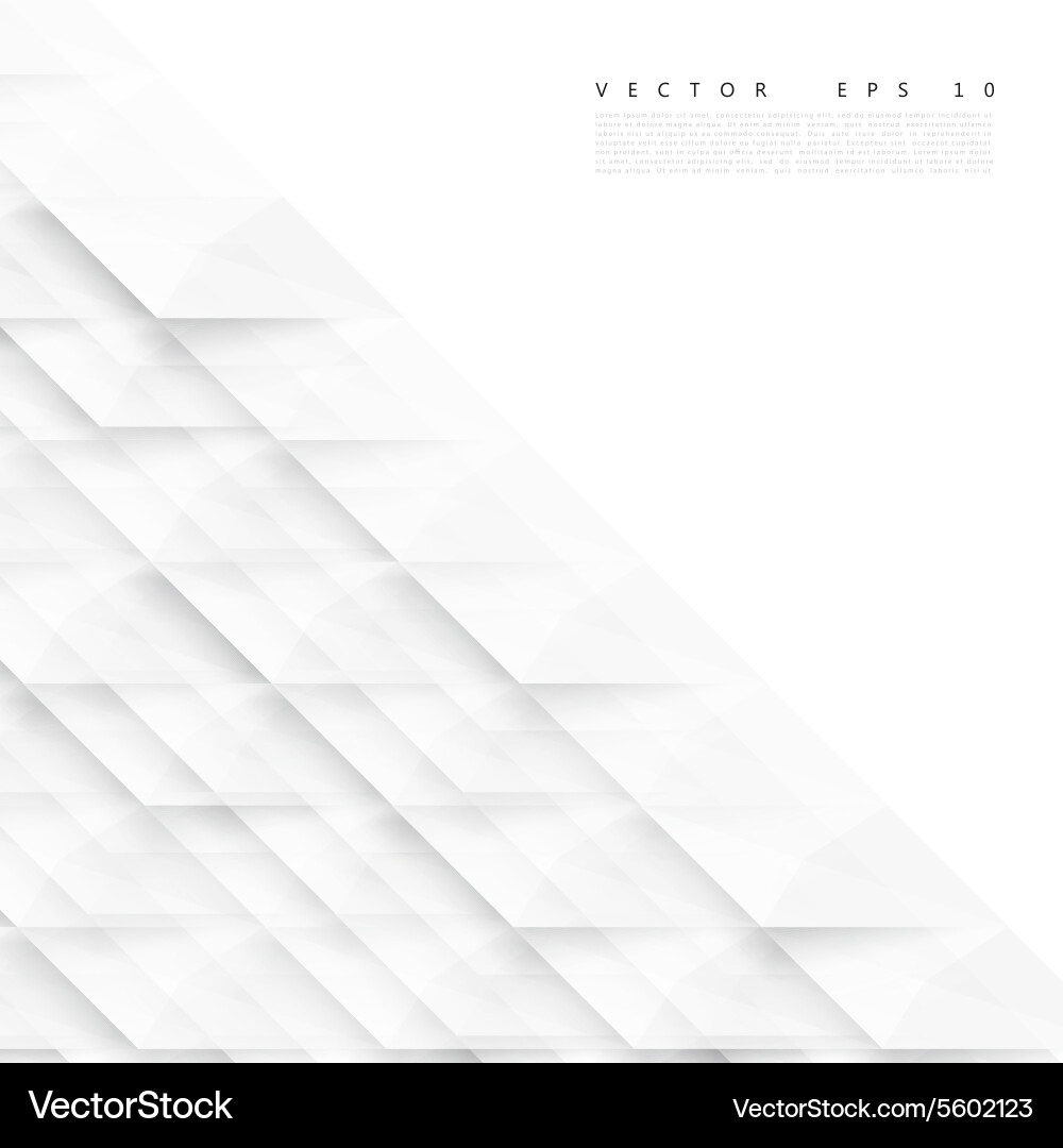 Abstract geometric shape from gray diagonal Vector Image