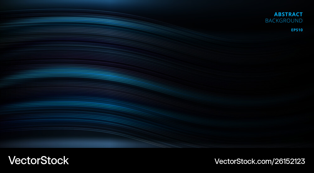 Abstract Light & Curve Background vector image