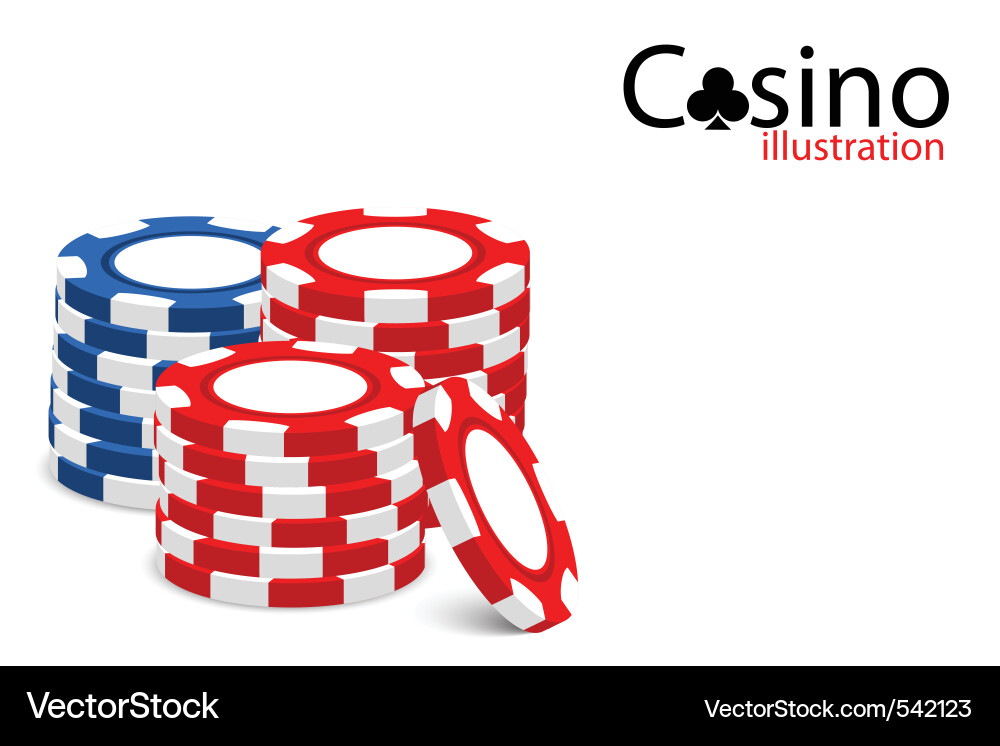 Casino Game Tokens vector image