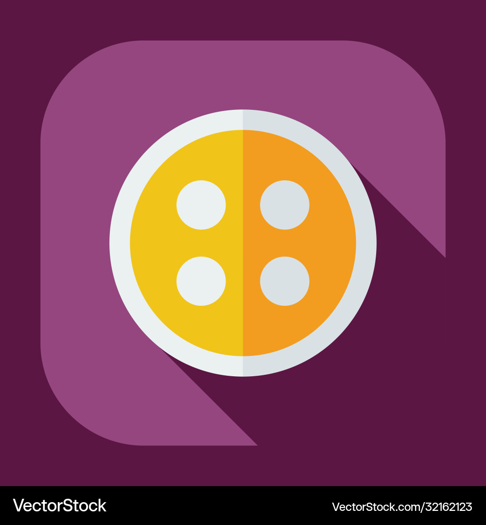 Flat modern design with shadow icons button Flat modern design with shadow icons button Vector Image