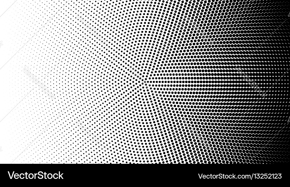 Retro Halftone Spot Pattern Vector Image