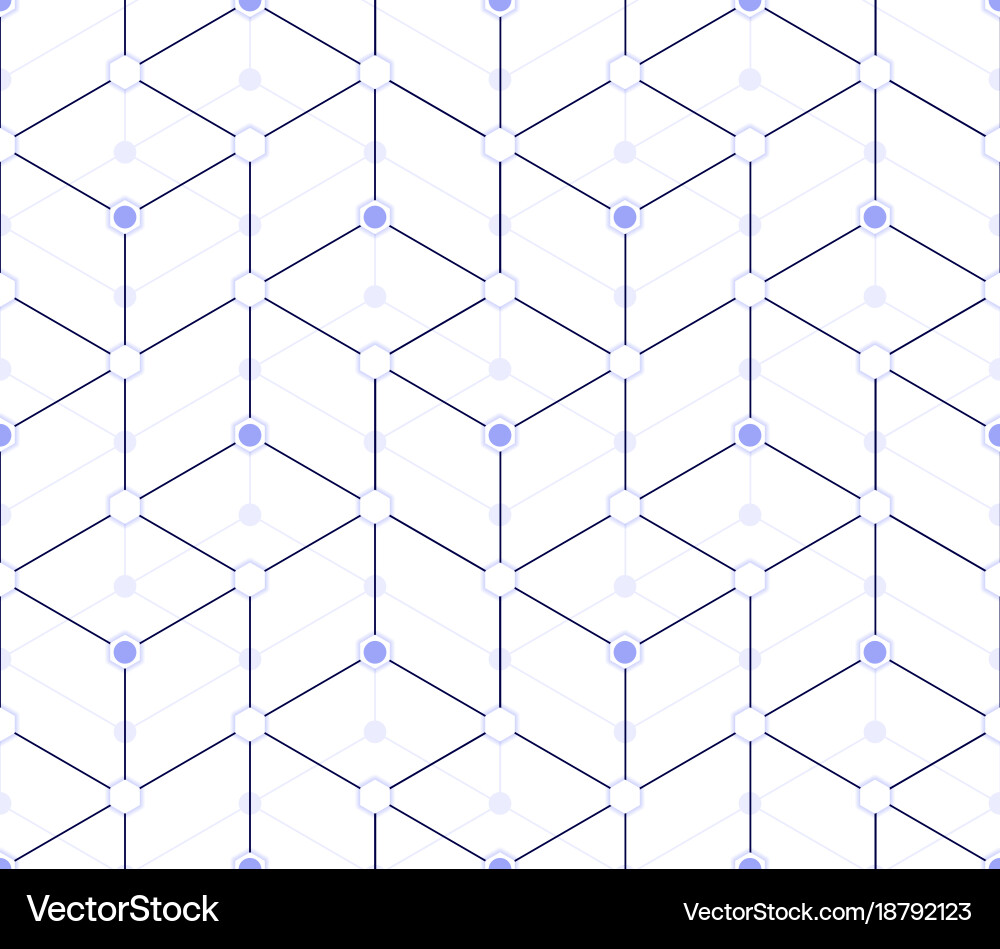 Seamless pattern of triangles and rhombuses vector image
