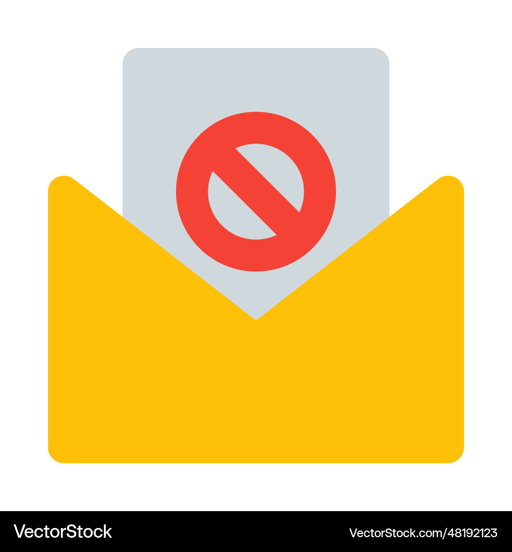 Spam message used for multiple cyber attacks vector image