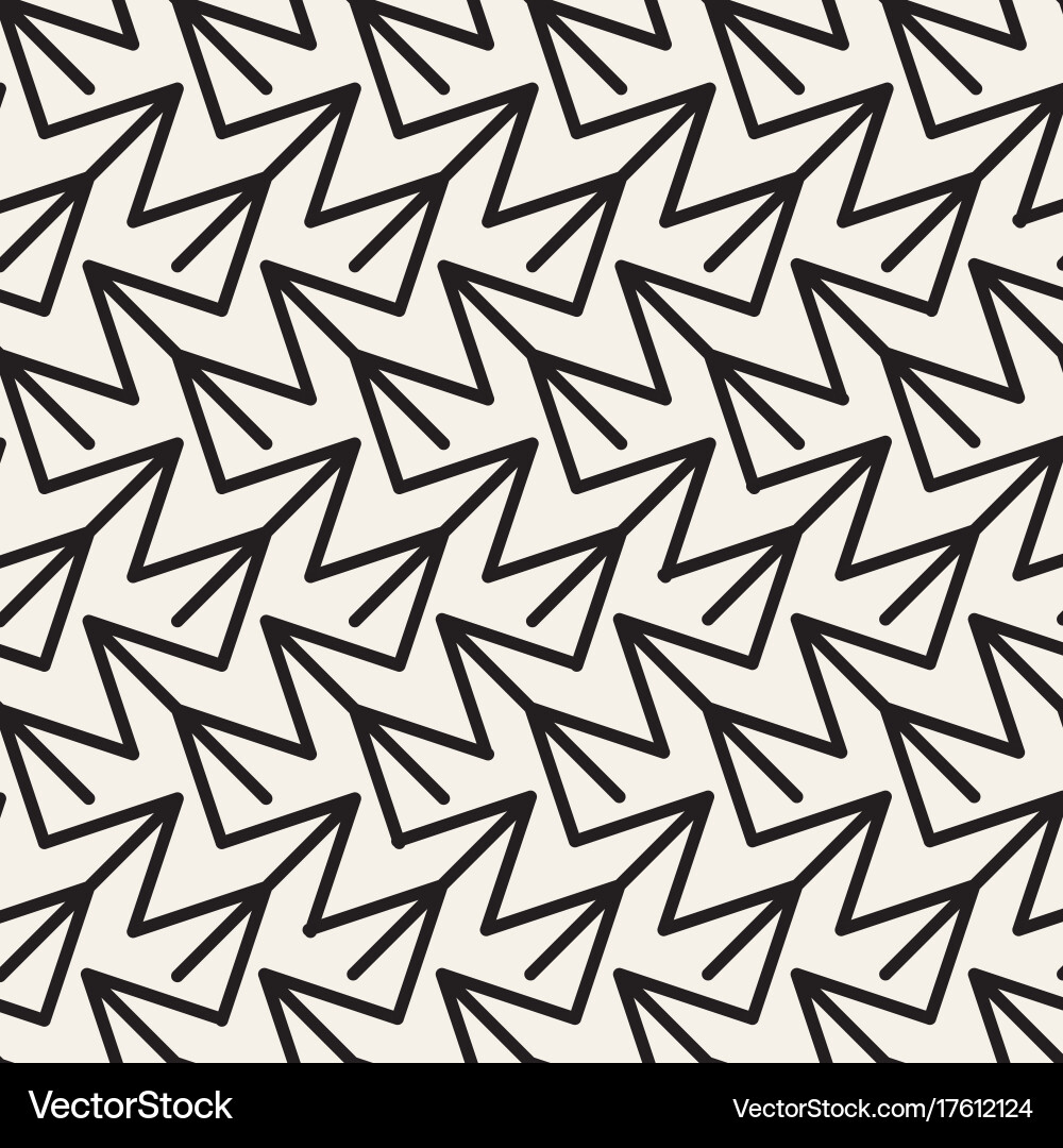 Abstract geometric pattern with stripes lines vector image
