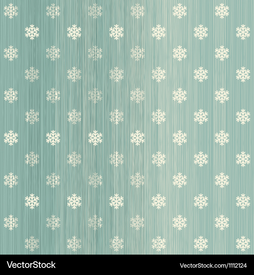 Textured snowflake background vector image