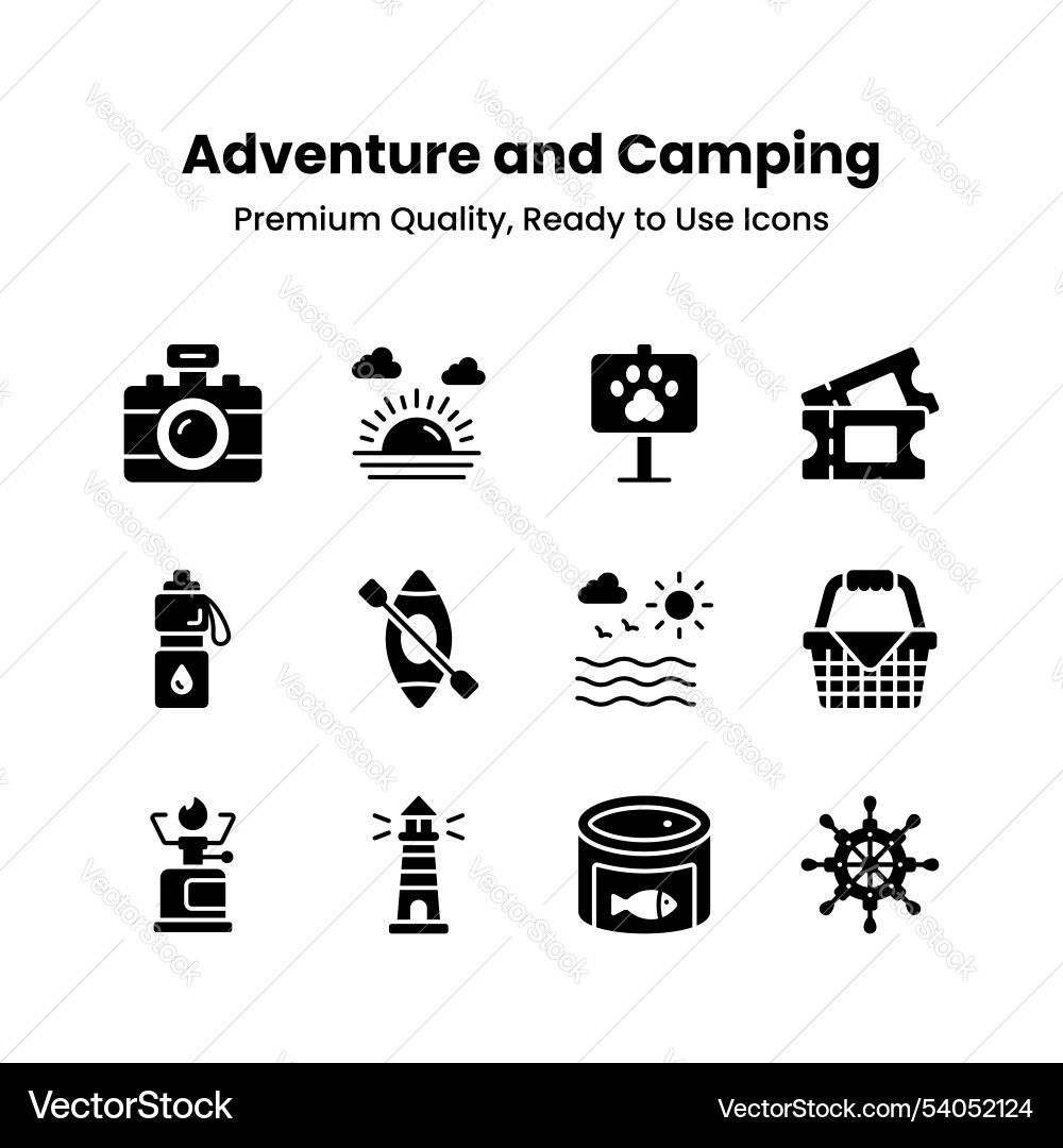 Try this perfectly designed collection of icons Vector Image